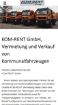 Mobile Screenshot of kom-rent.de